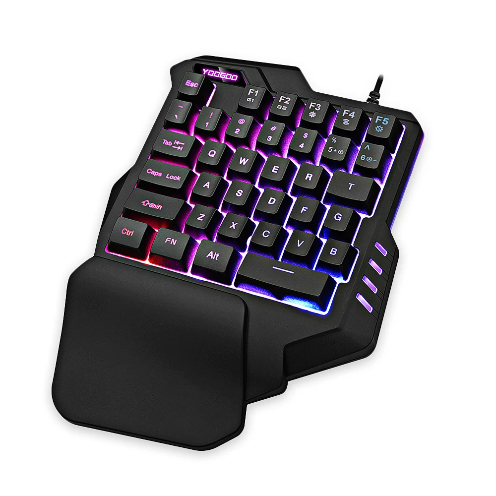 G92 Проводная игровая клавиатура с цветовой моделью RGB Подсветка 35 ключей помощью