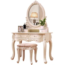 Do Sypialni Makeup Comoda Para Coiffeuse Avec Miroir Dresser European Wooden Bedroom Furniture Quarto Penteadeira Dressing Table