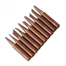 10 шт./компл. профессиональная Чистая медь 936 969 8586 900M-T паяльник наконечник бессвинцовый для Hakko паяльная станция