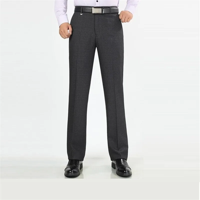 Высокая талия свободный Para Slim Fit Офис Vestir костюм Mariage мужские панталоны hombre