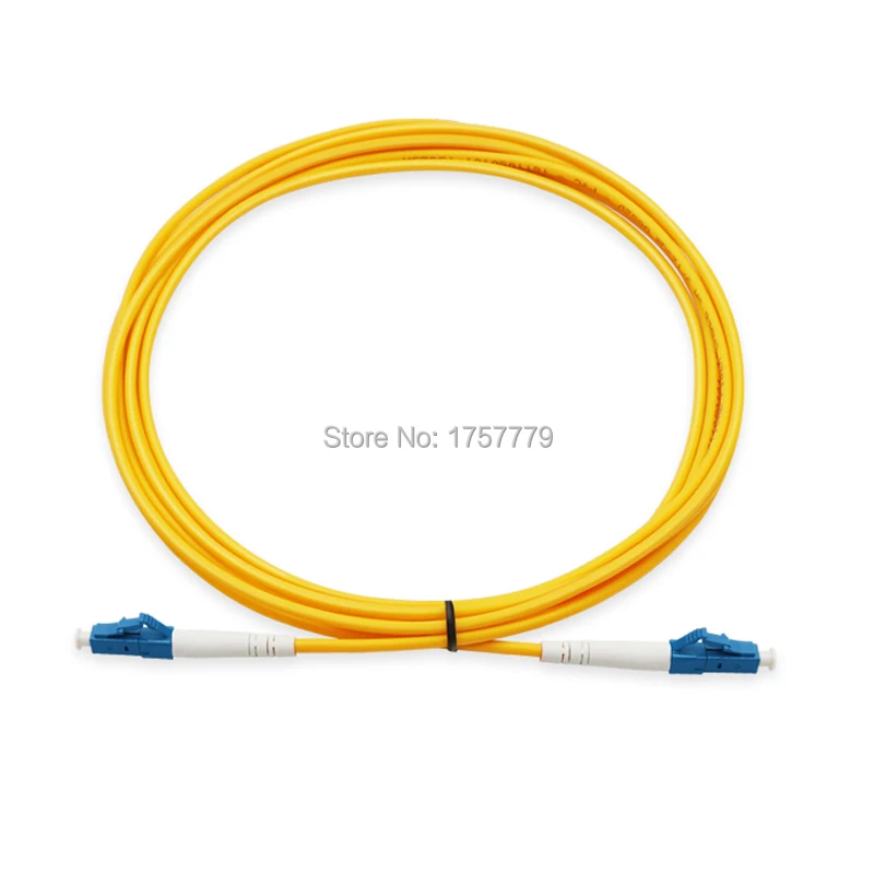 10PCS/bag LC UPC to Simplex 3.0mm PVC Single Mode Fiber Patch Cable jumper fiber patch cord fibra optica | Мобильные телефоны и