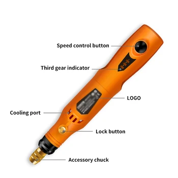 

Cordless 3.6V Mini Drill Rotary Grinder Engraving Grinding Tool Accessories Kit
