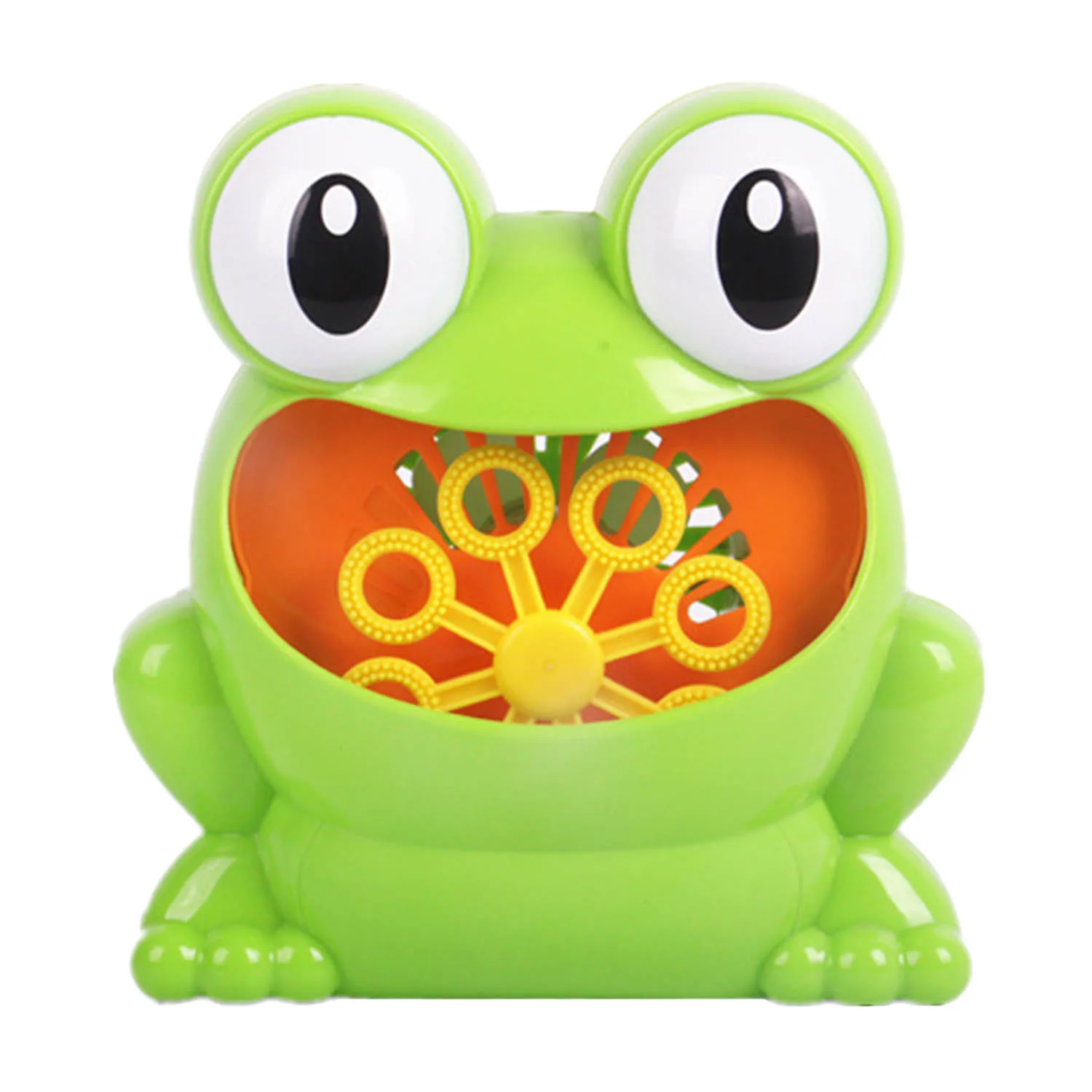 Kids Cute Funny Automatic Frog Bubble Machine Electric Bubble Maker Soap Blowing Bubble Blower Toy Battery Powered Ourtoor Toy