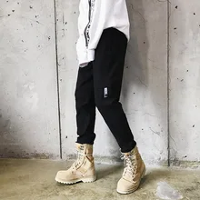 Модные повседневные брюки-карго в стиле сафари; повседневные длинные армейские брюки; Homme; мешковатые брюки Kanye West