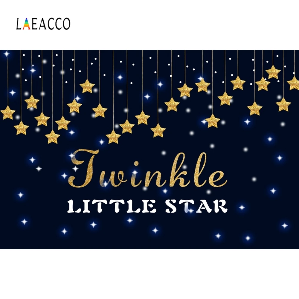 

Laeacco Twinkle Little Star Backdrop Kids Portrait Photography Backgrounds Customized Photographic Backdrops For Photo Studio