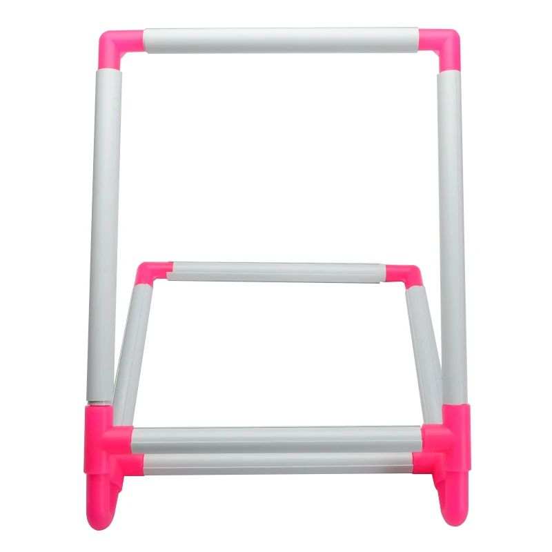 Ceny 1Pc haft ramki praktyczne uniwersalny klip z tworzywa sztucznego Cross Stitch obręcz stojak wspornik do uchwytu Rack DIY Craft ręczne narzędzie