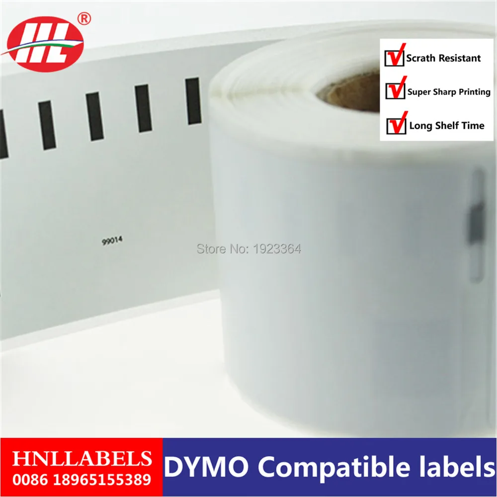 

20X Rolls Dymo Compatible Labels 99014 9014 101 x 54mm 220 Labels Per Roll Mail name badge labels Freight printing label