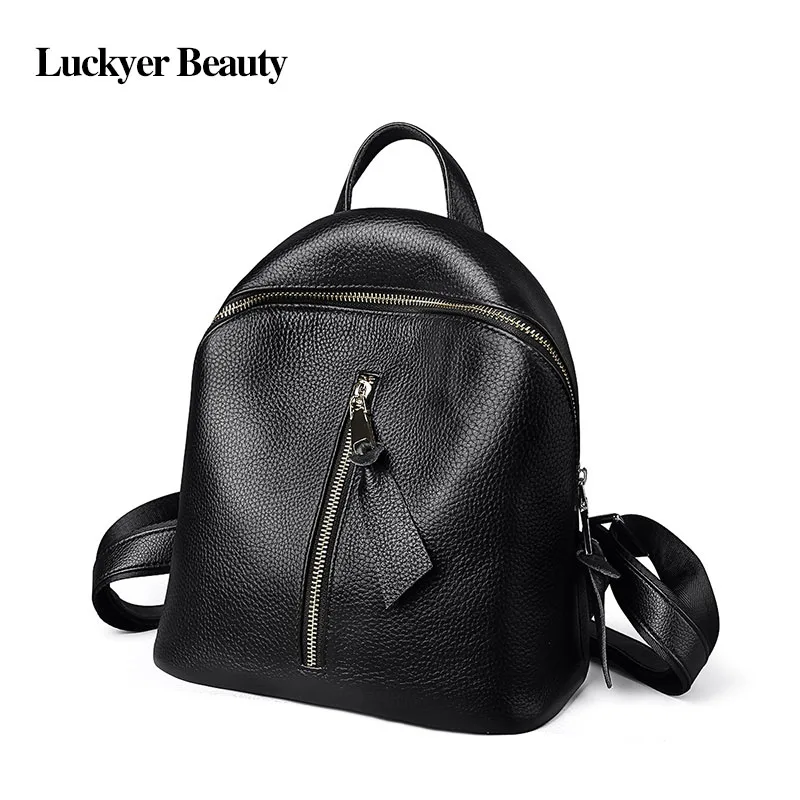 Luckyer Beauty сумка женская рюкзак кожаный женские сумки ретро досуг портфель