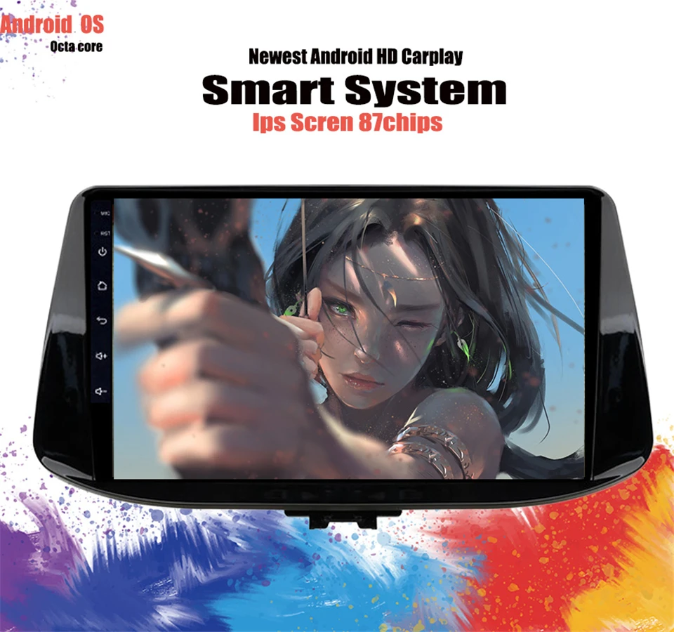 Clearance Android 9.1 Car dvd player for Hyundai I30 2017 2018 2019 Car Radio gps navigation stereo DSP RGB Carplay multimedia Video Audio 5