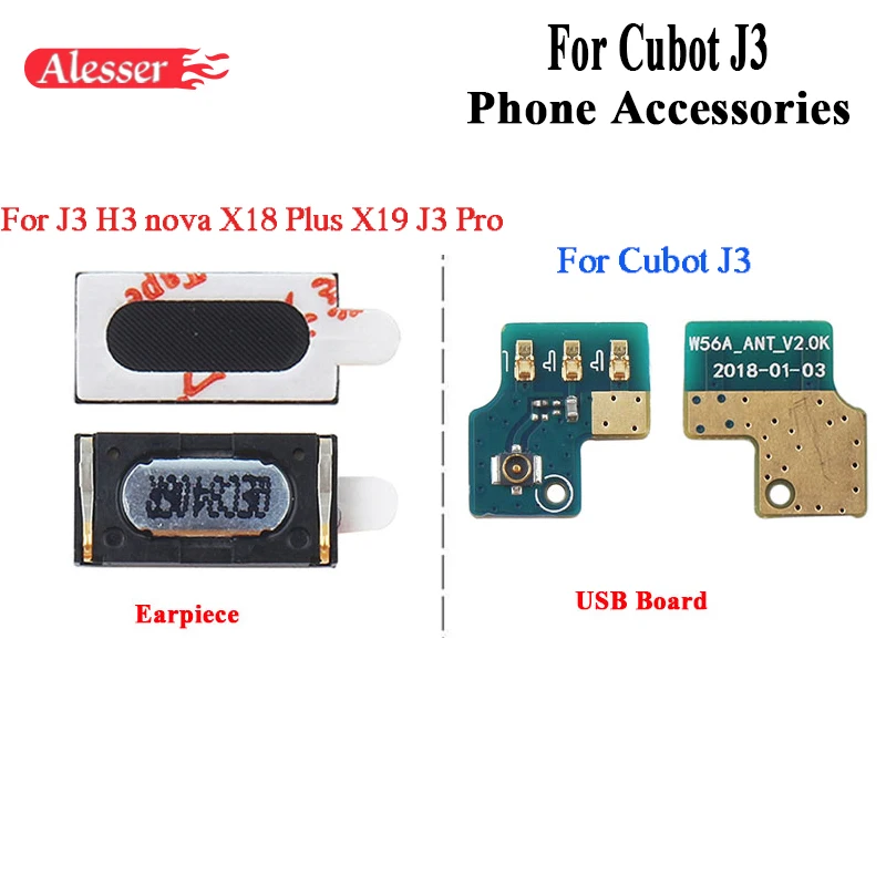 Alesser для Cubot J3 USB разъем плата зарядки монтажные крепежные части замена наушник H3