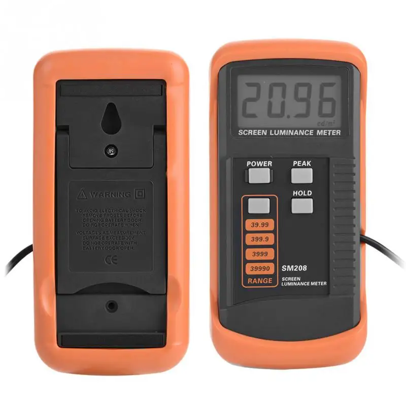 SM208 измеритель яркости экрана портативный с мини детектором света 0 01 39990 cd/m