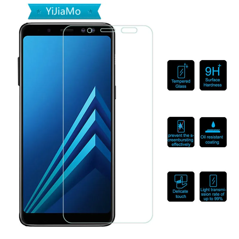 

9H Protective Tempered Glass For Samsung Galaxy J3 J4 J5 J6 J7 J8 A8 A6 2018 Screen Protector for Samsung A6 A8 Plus 2018 Glass