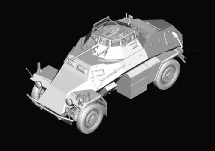 Модель Hobbyboss Kit 82442 1/35 WW II немецкий Sd.Kfz.222 Leichter Panzerspahwage|Наборы для сборки моделей| |