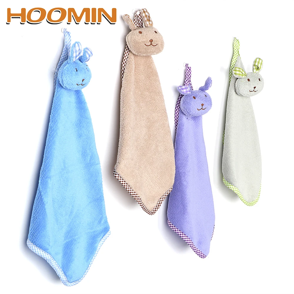 HOOMIN конфетные цвета милый мультяшный Кролик Посуда мягкий коралловый бархат без