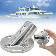 22 мм Лодка палубе перила установки круглый База 316 нержавеющая сталь коррозионно стойкие встроенный палуба трубки базовое морское оборудование