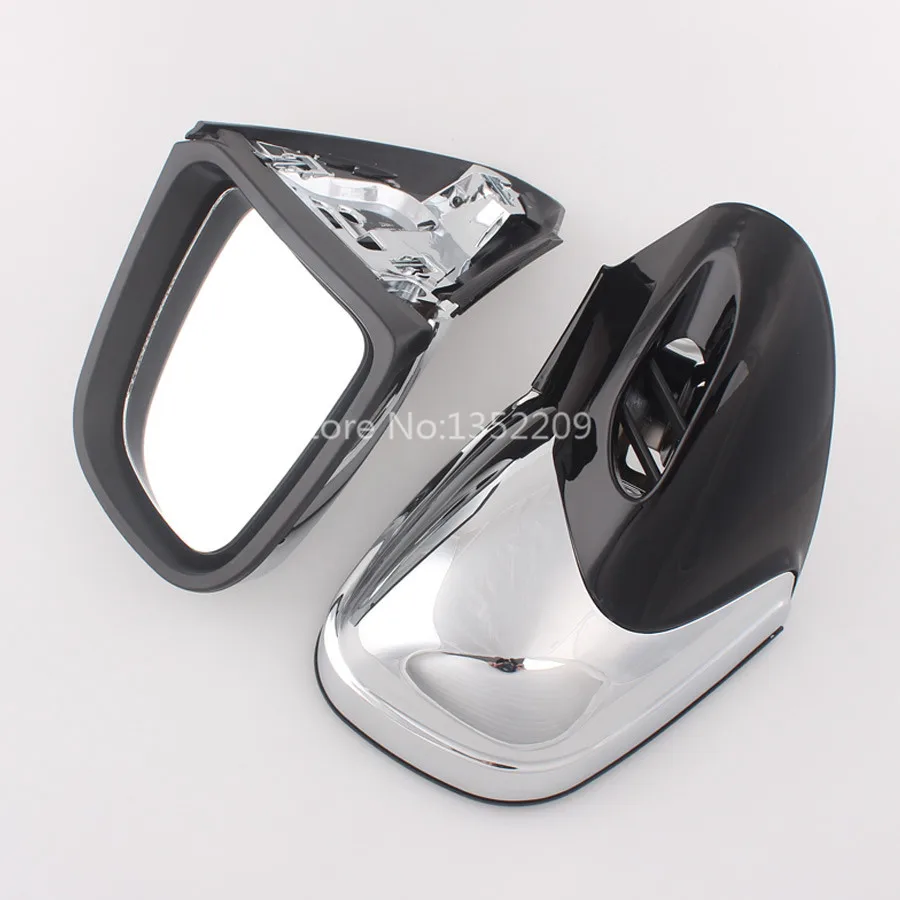 

A Pair Chrome Motorcycle Rear View Side Mirrors Fti For BMW K1200 K1200LT K1200M 1999-2008 00 01 02 03 04 05 06 07