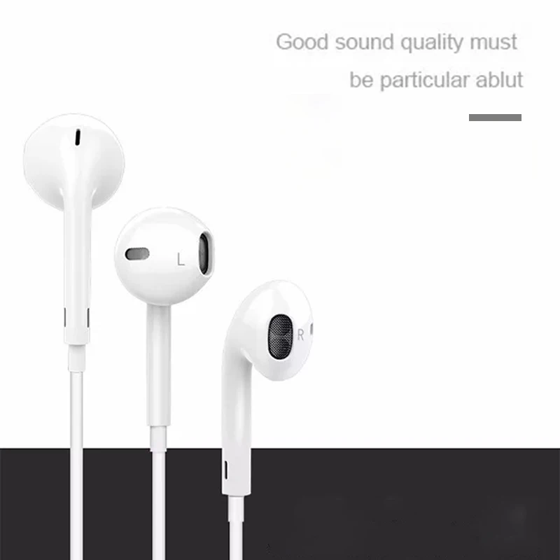 

Applicable to Apple iphone7 headset built-in Bluetooth connection in-ear support wired microphone call for iPhone 7/8 / Xs