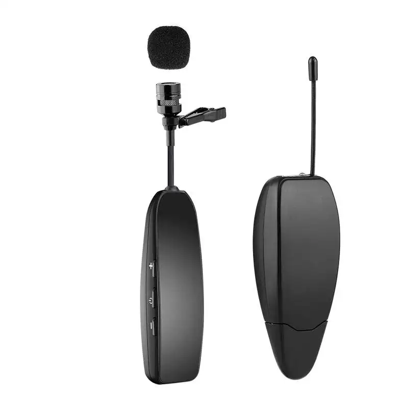 

ARCHEER Wireless Lavalier Lapel Microphone Rechargeable Microphone Transmitter for Notebooks Speakers Speech Meeting