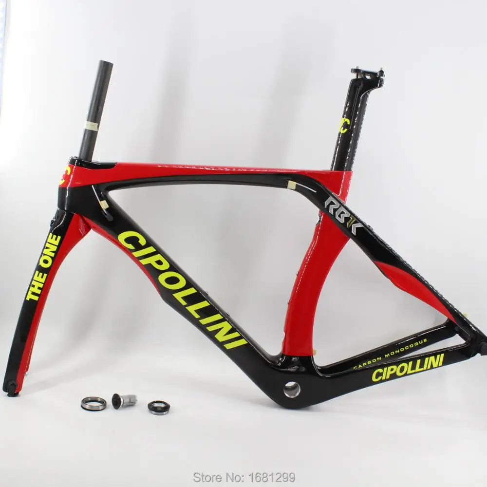 US $468.98 2019 Newest Red 700C Road bike T1100 3K full carbon fibre bicycle frame carbon forkseatpostclampheadset light parts Free ship