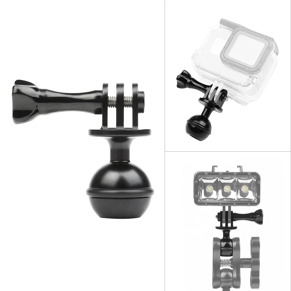 Головка штатива из алюминиевого сплава с длинным болтом для GoPro Hero SJCAM Xiaomi Yi EKEN