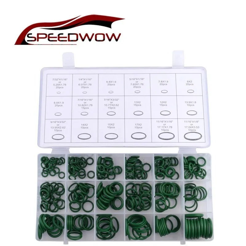 SPEEDWOW 270 шт. резиновая уплотнительная кольцевая прокладка для автомобиля система