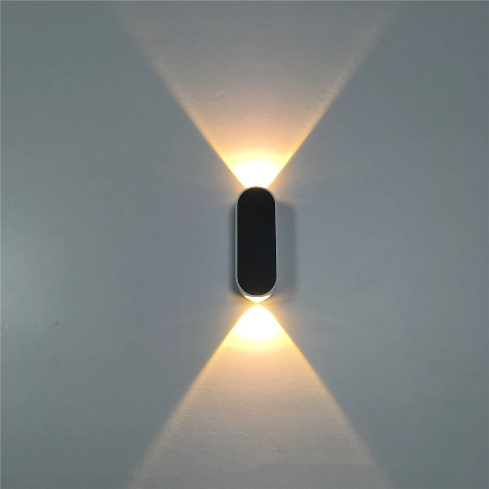 

Modern LED Wall Light IP65 Waterproof Die cast Aluminum Wall Sconce Lamps Indoor Outdoor Lighting Decoration 6W LED Wall Lamp