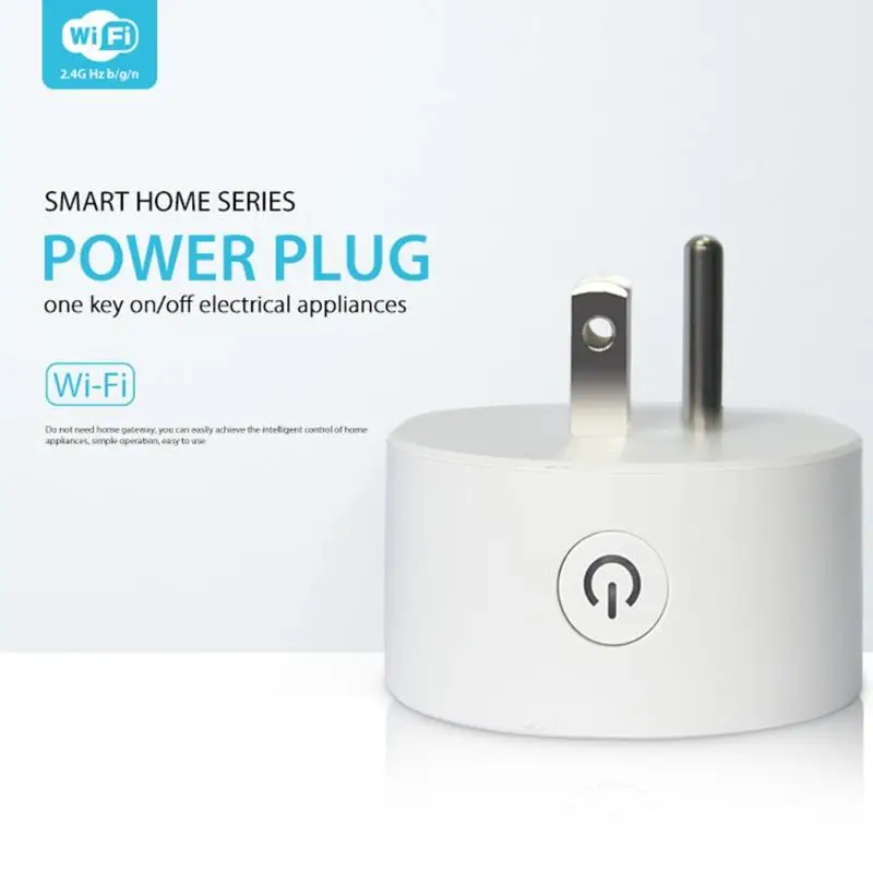 

Smart Plug US Wifi Smart Socket Timing Switch Remote Control with Alexa Echo/Google Home Smart Power Socket Plug High Quality