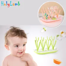 Бутылочка в форме ветки, сушилка для детских бутылочек, бутылочка для кормления, чистящая сливная полка для хранения, полка для сосок, для новорожденных, соска, держатель для чашки, сухая