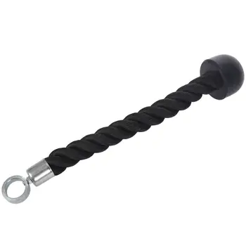 

Push Pull Down Cord For Bodybuilding Exercise With Cable Machine Attachment Single Grip Rope