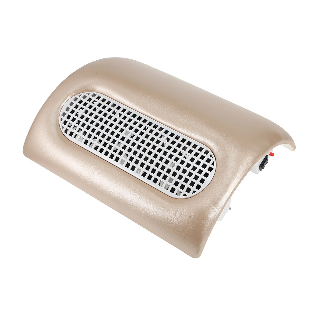 

Ovonni Powerful Nail Dust Suction Collector With 3 Fan Vacuum Cleaner Manicure Tools PU Leather Nail Art Equipment