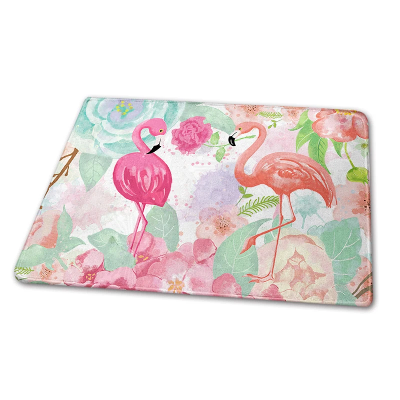 

Flamingo Indoor Doormat Non Slip Door Floor Mat Carpet Rugs Decor