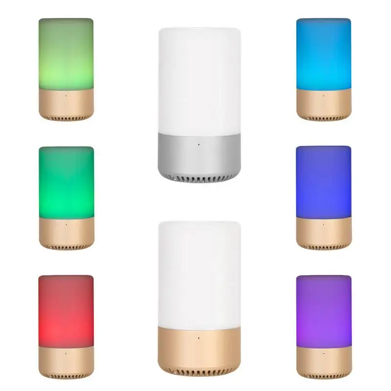 

Colorful Wireless Bluetooth Desk Lamp Smart Music Charging Small Table Lamp Emotion Cafe Creative Computer Audio Night Light