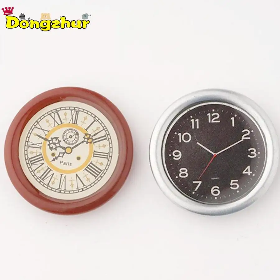 

New Dollhouse Miniature Wall Clock 1:12 Scale Play Doll House Miniaturas Home Decor Accessories Toy Play Furniture Toys WWP9455