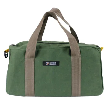 

PENGGONG 12 Inch Waterproof Canvas Storage Bag Tool Portable Toolkit Hardware Parts Storage Bags Organizer Pouch Bag Case