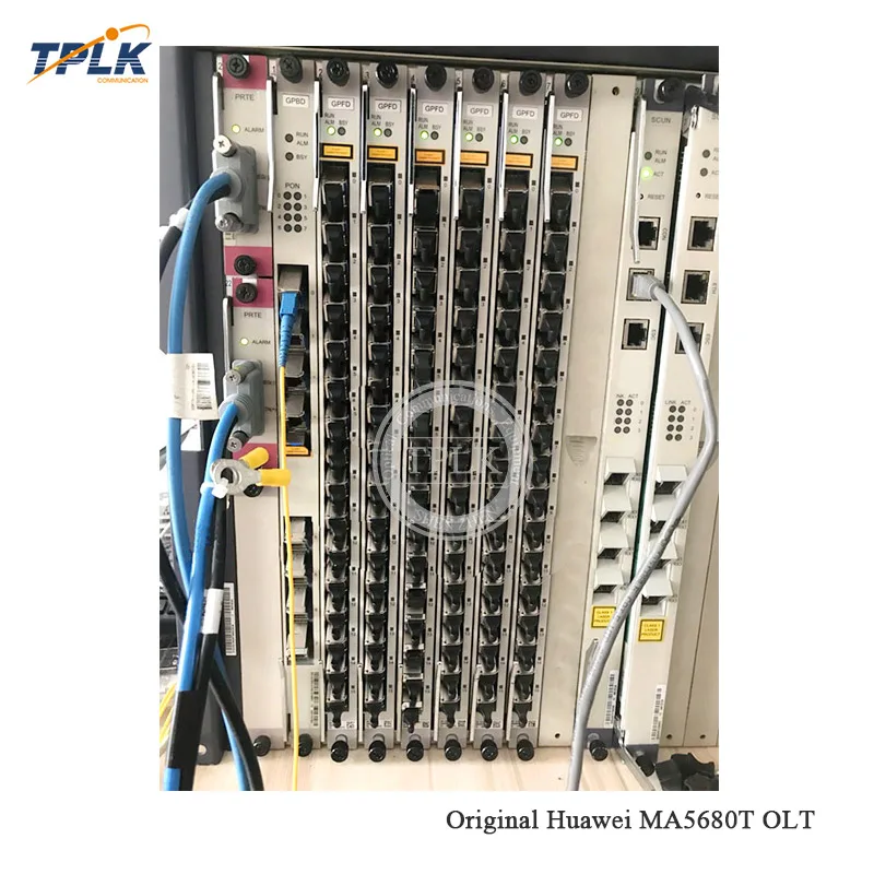 Горячая Распродажа! Оригинальный Хуа Вэй GPON OLT MA5680T с 2 * SCUN контрольными панелями