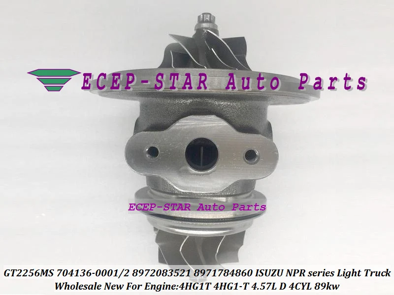 Турбо CHRA картридж GT2256MS 704136 704136-0001 0002 8972083521 для ISUZU NPR легкий грузовик 4HG1T 4HG1 T 4.57L |
