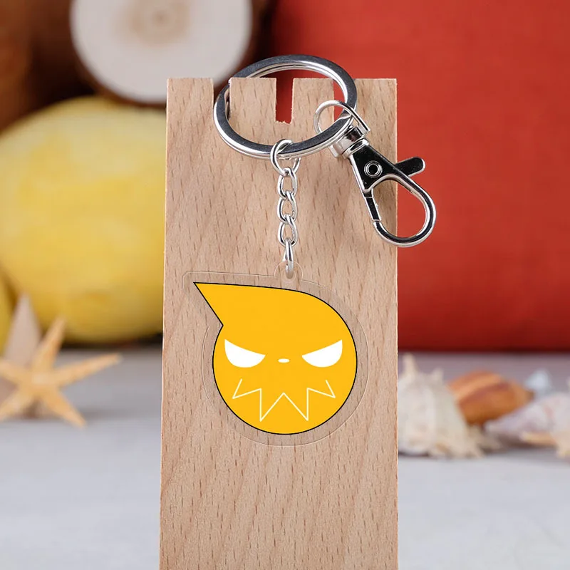 

Anime SOUL EATER Keychain Car Charm Acrylic Key Chain Souleater Death The Kid Key Ring Holder Chaveiro Pendant Jewelry Souvenir