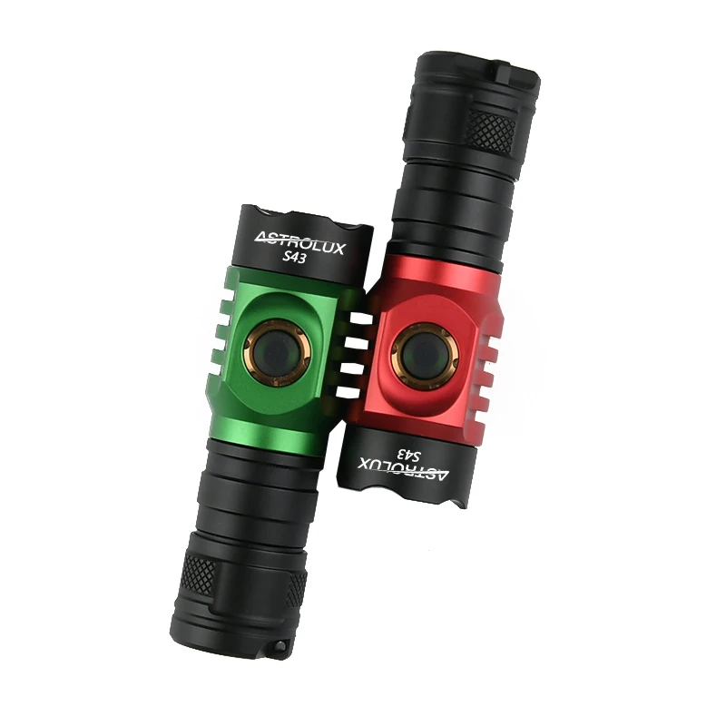  Astrolux S43 18350 LED Flashlight Version Stepless Dimming EDC Flashlight LED Torch Tent Light Tact - 32988454033