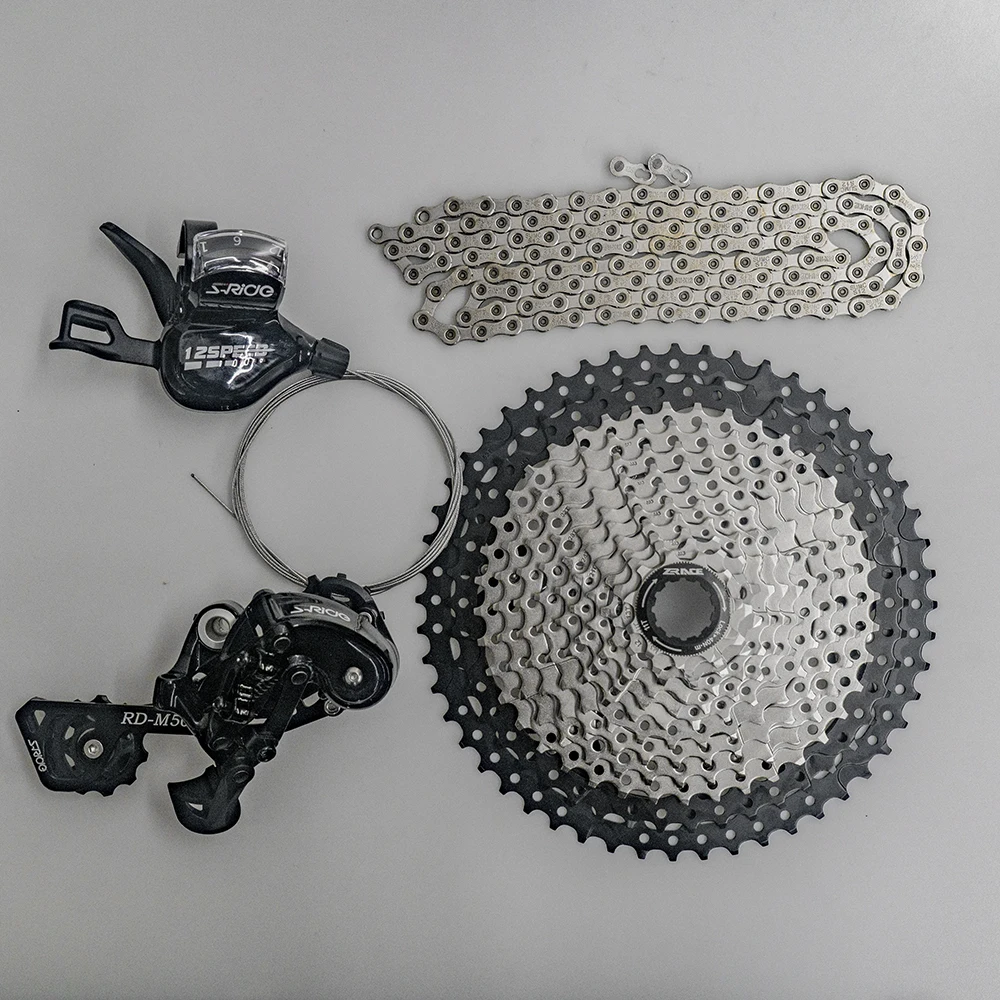 S RIDE M500C 12 Скоростей переключения скоростей + задний переключатель 50T 52T zracing