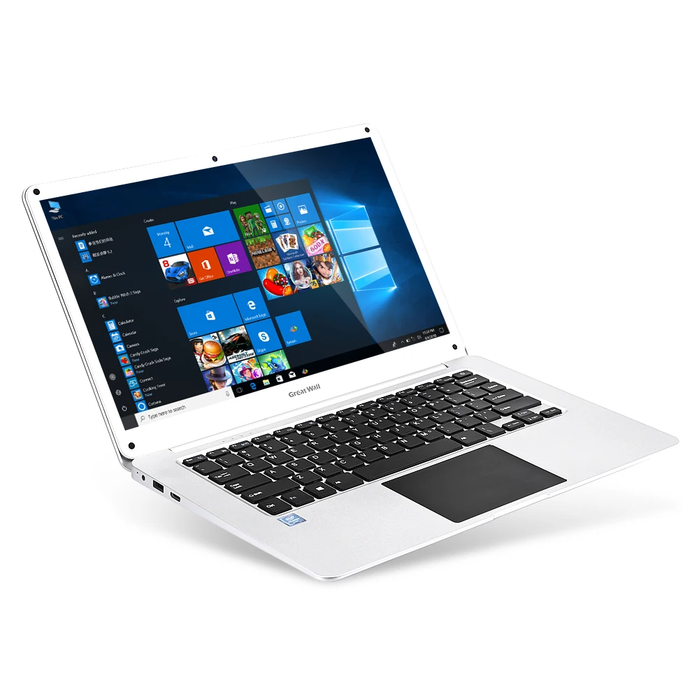 Great Wall W1410A ноутбук 14 &quotWindows 10 Intel Celeron N3350 2 4 ГГц WI FI GB 64 37 W долгое время Батарея BT4.0 LAN