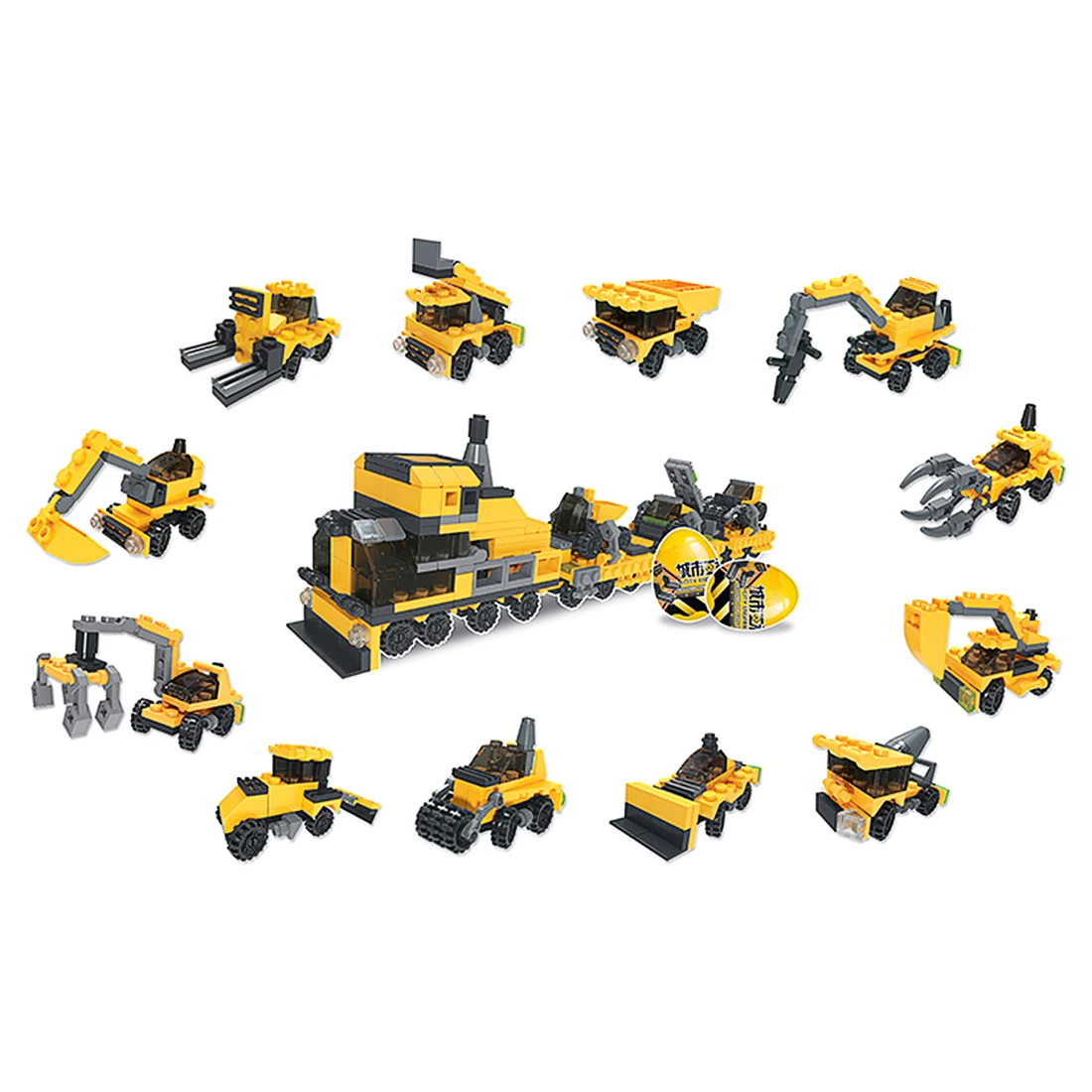 12 In 1 City Engineering Technic Car Transport Vehicle