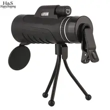 Открытый 18 мм Монокуляр компактная установка телескоп портативный штатив Размер телефона для набора 10X легко работать мобильный 42 мм и
