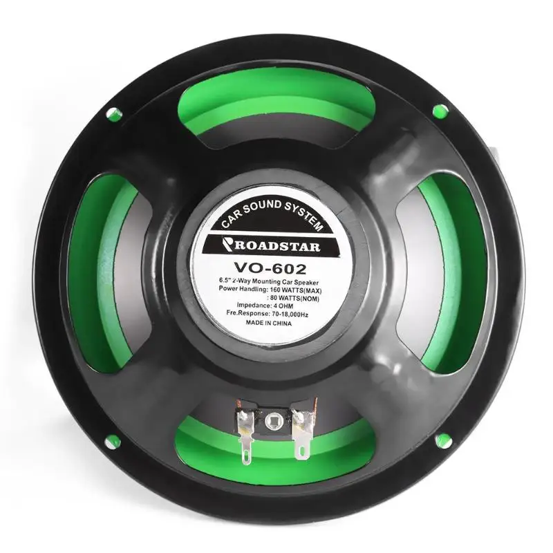 Новый VODOOL VO 602 6 5 дюймов 80 Вт автомобильный коаксиальный динамик Авто Аудио Музыка