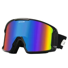 GUB S8000 лыжные очки для взрослых, двухслойные, анти-туман, для мужчин и женщин, большие сферические лыжные теплые очки, одиночные и двойные доски, какао