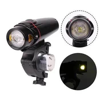 

Durable Aluminum Alloy Bicycle Light Front Light Micro USB charging Flashlight Strong Weak Lamp For Outdoor Sports Night Riding