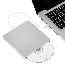 Отличное Качество Ультратонкий внешний слот-в USB VCD супер привод CD горелка для MacBook-Air Pro PC для-iMac для Mac Win8