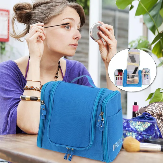 Best Offers Toiletry Bag with Hanging Hook Organizer for Travel Accessories Makeup Shampoo Cosmetic Personal Items Storage Case Best Offers Toiletry Bag with Hanging Hook Organizer for Travel Accessories Makeup Shampoo Cosmetic Personal Items Storage Case