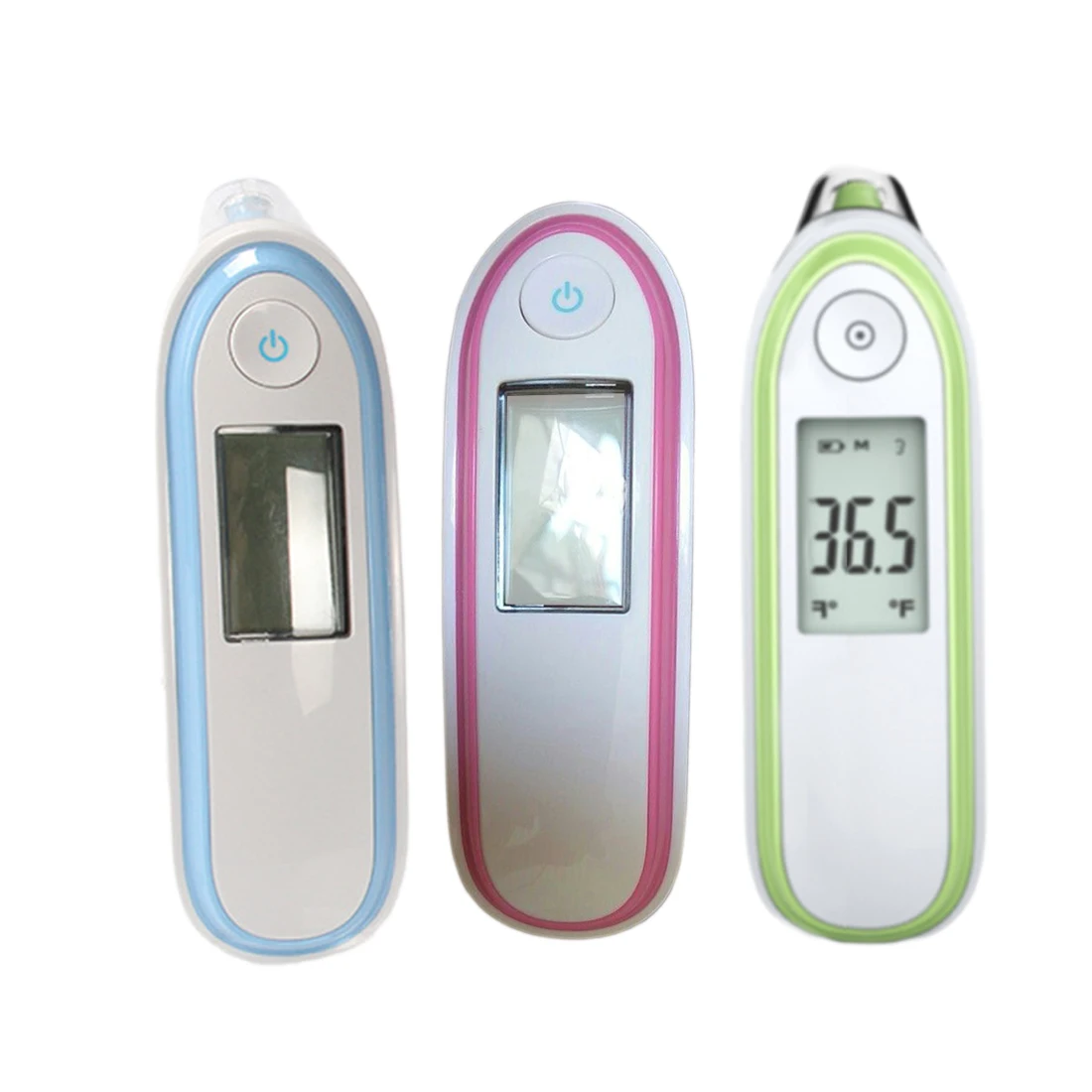 

1pc Baby Infrared Electronic Digital Thermometer Gun Non-Contact IR Forehead infant Ear Temperature Measurement Diagnostic Tool