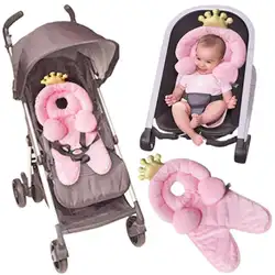 Детская коляска, подушка для новорожденных, чехол для сиденья автомобиля, защитная подушка для шеи, детская подушка для поддержки тела