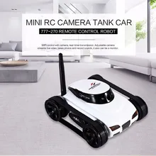 HappyCow 777-270 WiFi Мини RC камера Танк автомобиль ISpy с видео 0.3MP камера дистанционного управления робот автомобиль с Iphone Android App ZLRC
